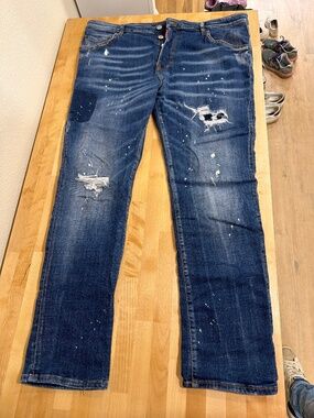 Dsquared2 men’s blue jeans size EU52